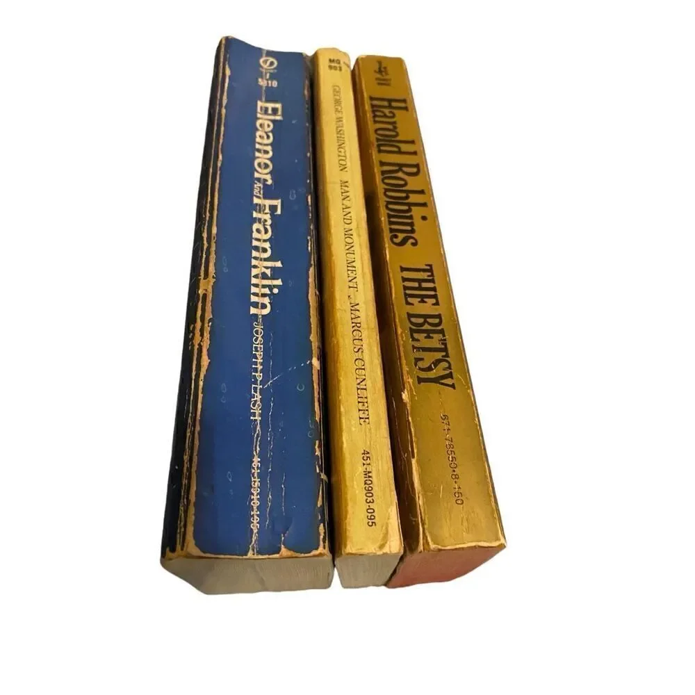 Lot Of 3 Presidential Paperback Books George Washington Eleanor And Franklin